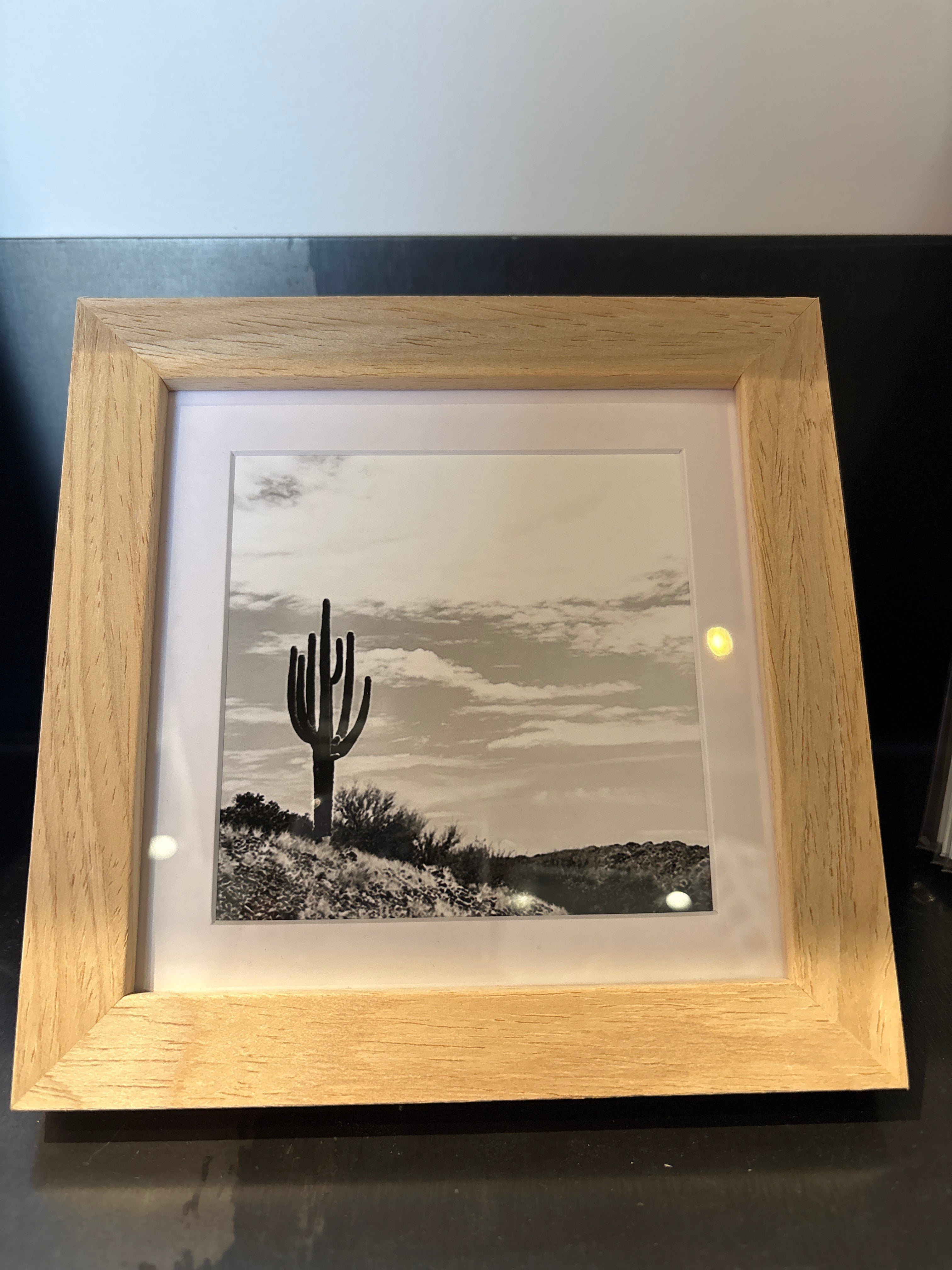 (C) Framed Print - Wood