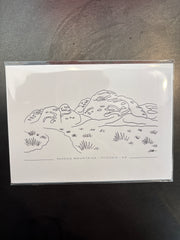 (C) 5x7 - Papago Mtns Print - Labeled