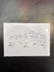 (C) 5x7 - Papago Mtns Print