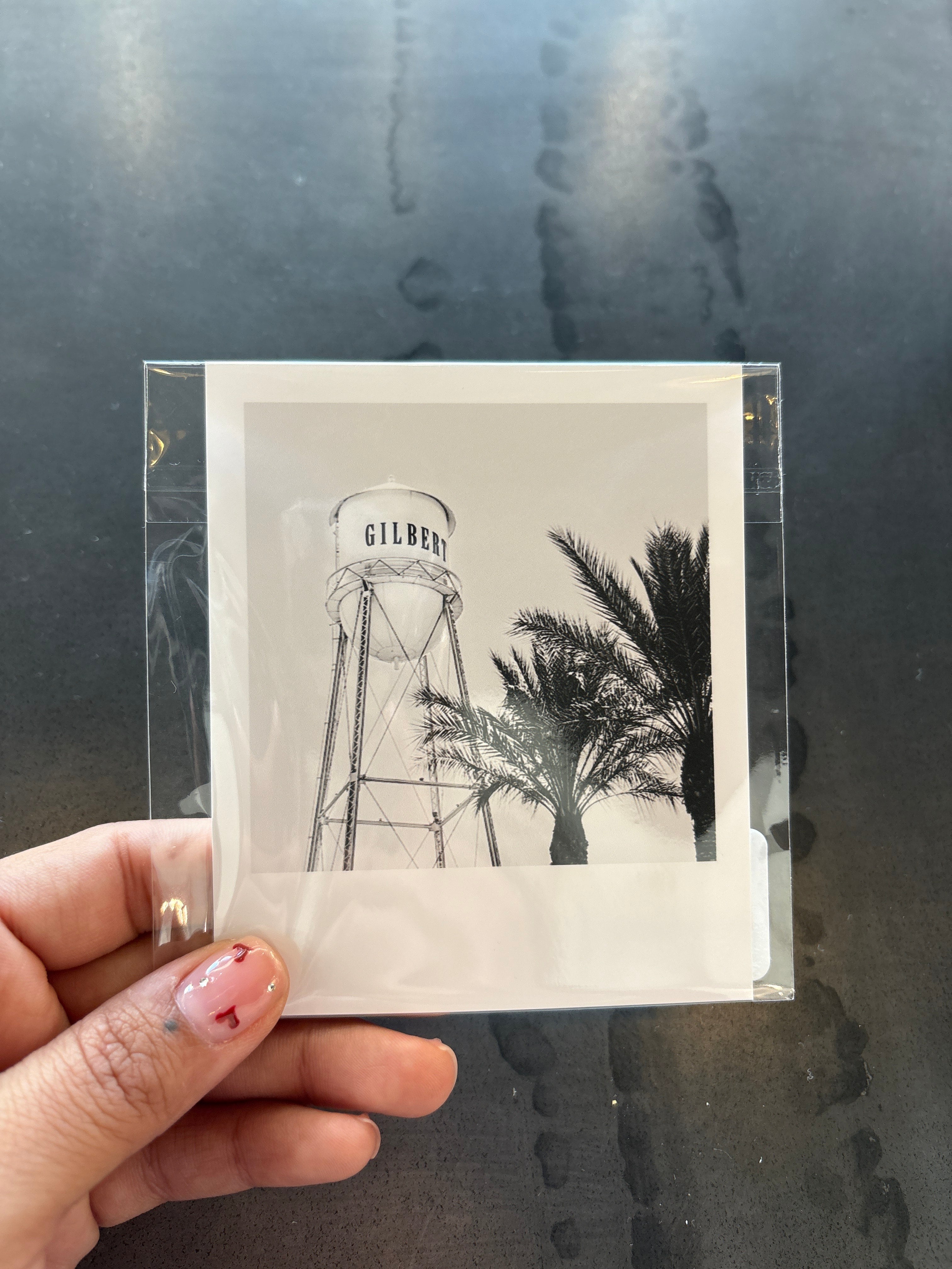 (C) Polaroid - Gilbert Watertower