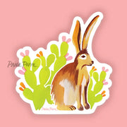 Desert Jackrabbit Sticker
