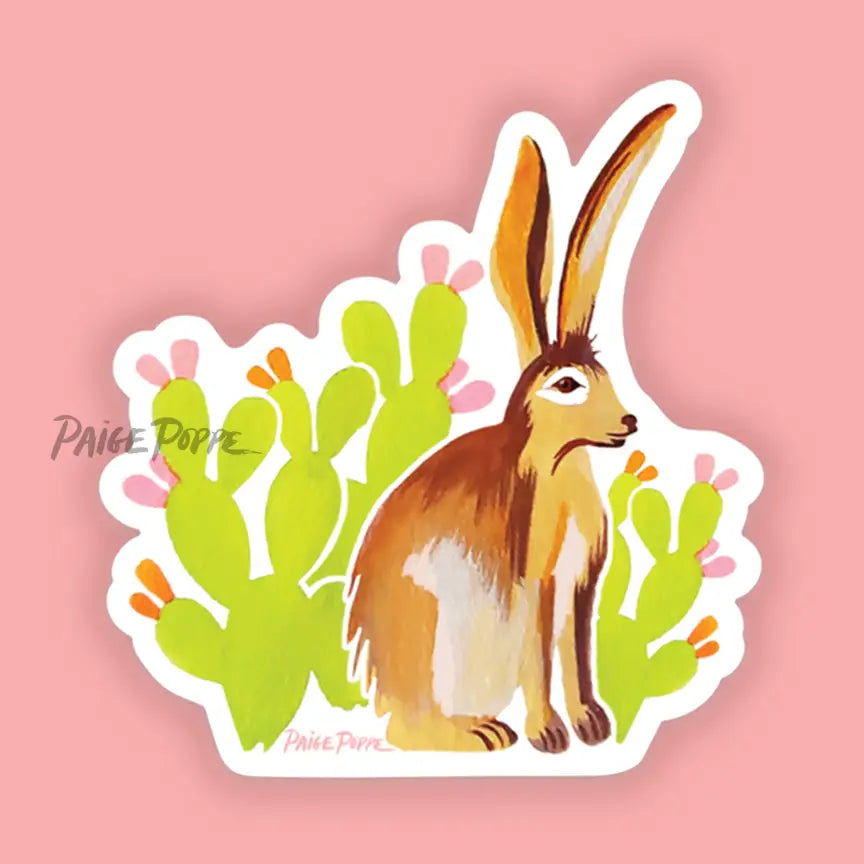 Desert Jackrabbit Sticker