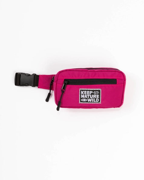 Keep Nature Wild Kid's Fanny Pack | Fuchsia