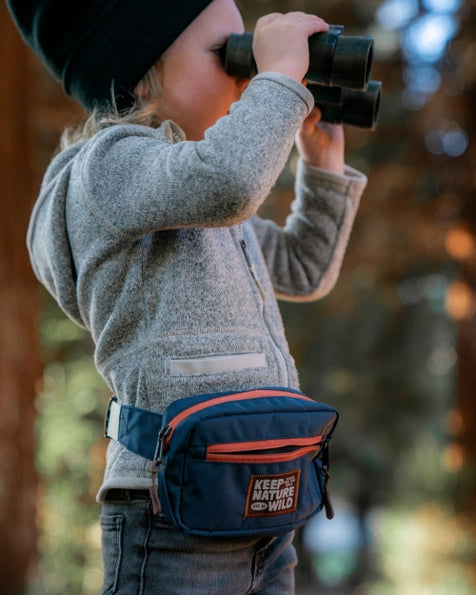 Keep Nature Wild Kid's Fanny Pack | Fuchsia