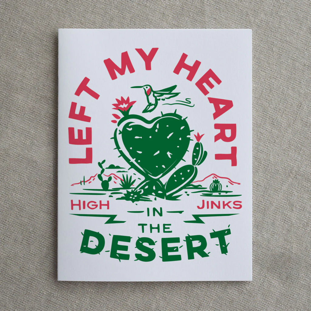 (C) Left My Heart in the Desert Greeting Card