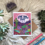 Love You to the Moon and Back Greeting Card