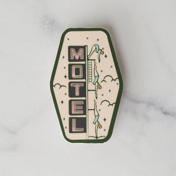 Mesa Diving Lady Motel Sticker