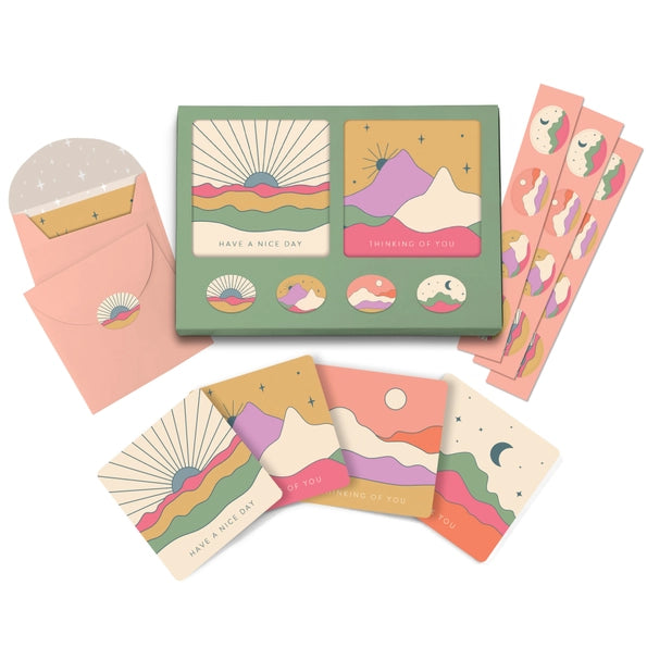 Mini Notecard Set Desert Skies