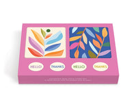 Kaleidoscope Garden Mini Note Card Set with Stickers