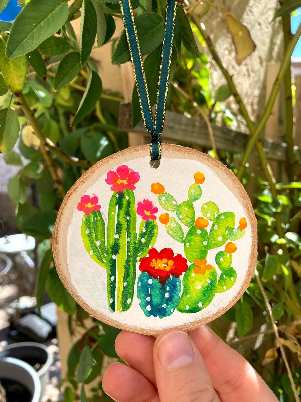 Desert Cactus Trio Ornament