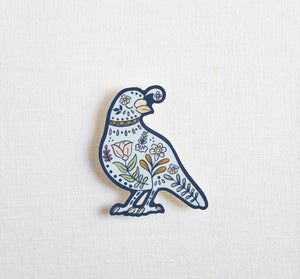 Quail Vinyl Sticker