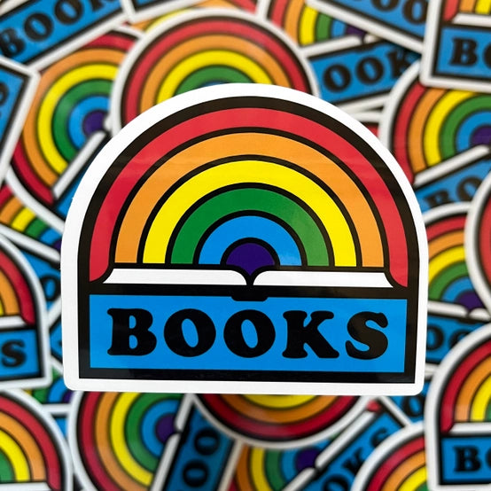 Rainbow Books Sticker