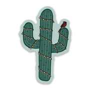Cardinal Cactus Sticker