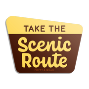 Scenic Route Sticker