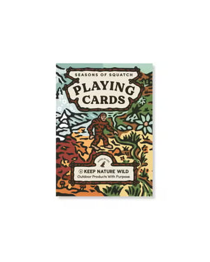 Seasons of Squatch Playing Cards