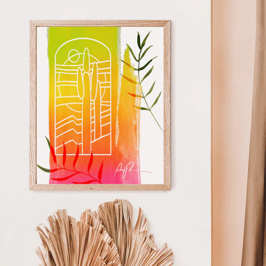 Technicolor Treasure Art Print