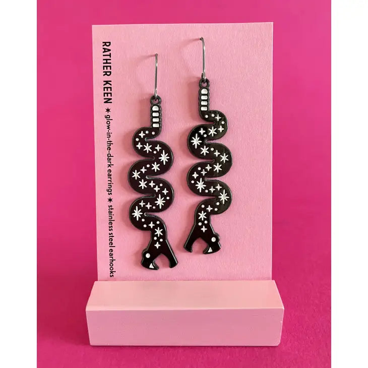 Star Snake Earrings