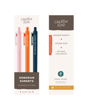 Tucson Arizona Gel Pen Trio