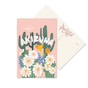 Arizona Wildflower State Postcard
