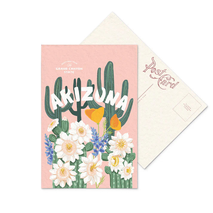 Arizona Wildflower State Postcard