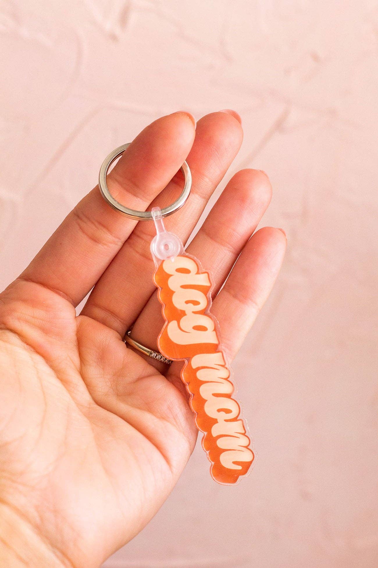Dog Mom Keychain