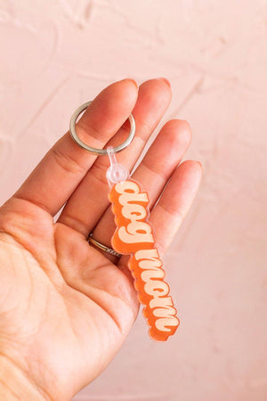 Dog Mom Keychain