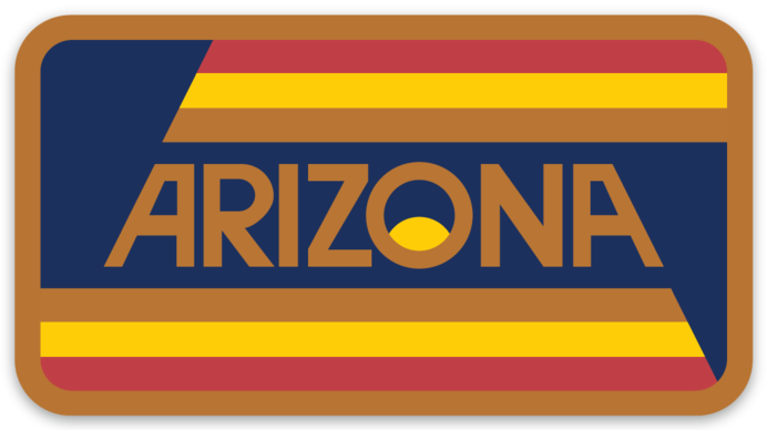 AZ Stripes Sticker