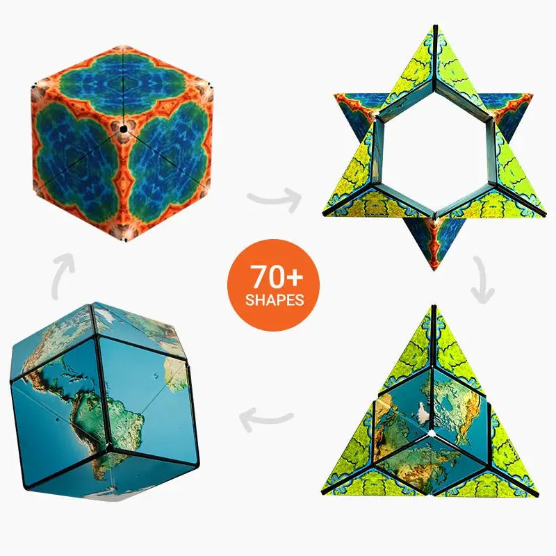 Shashibo Earth Magnetic Puzzle Cube