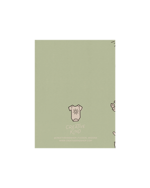 Western Sketch Hello Baby Greeting Card