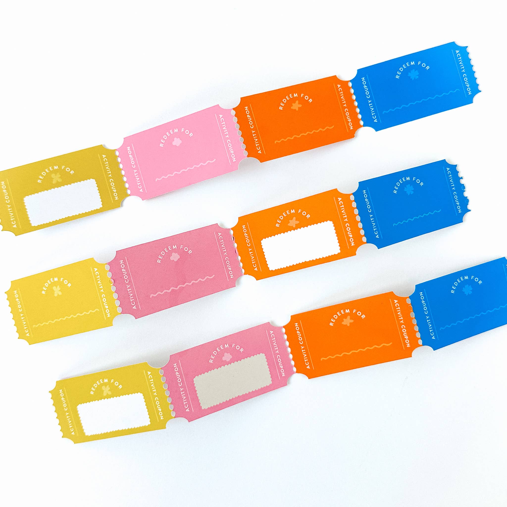 Customizable Activity Coupons - Blank