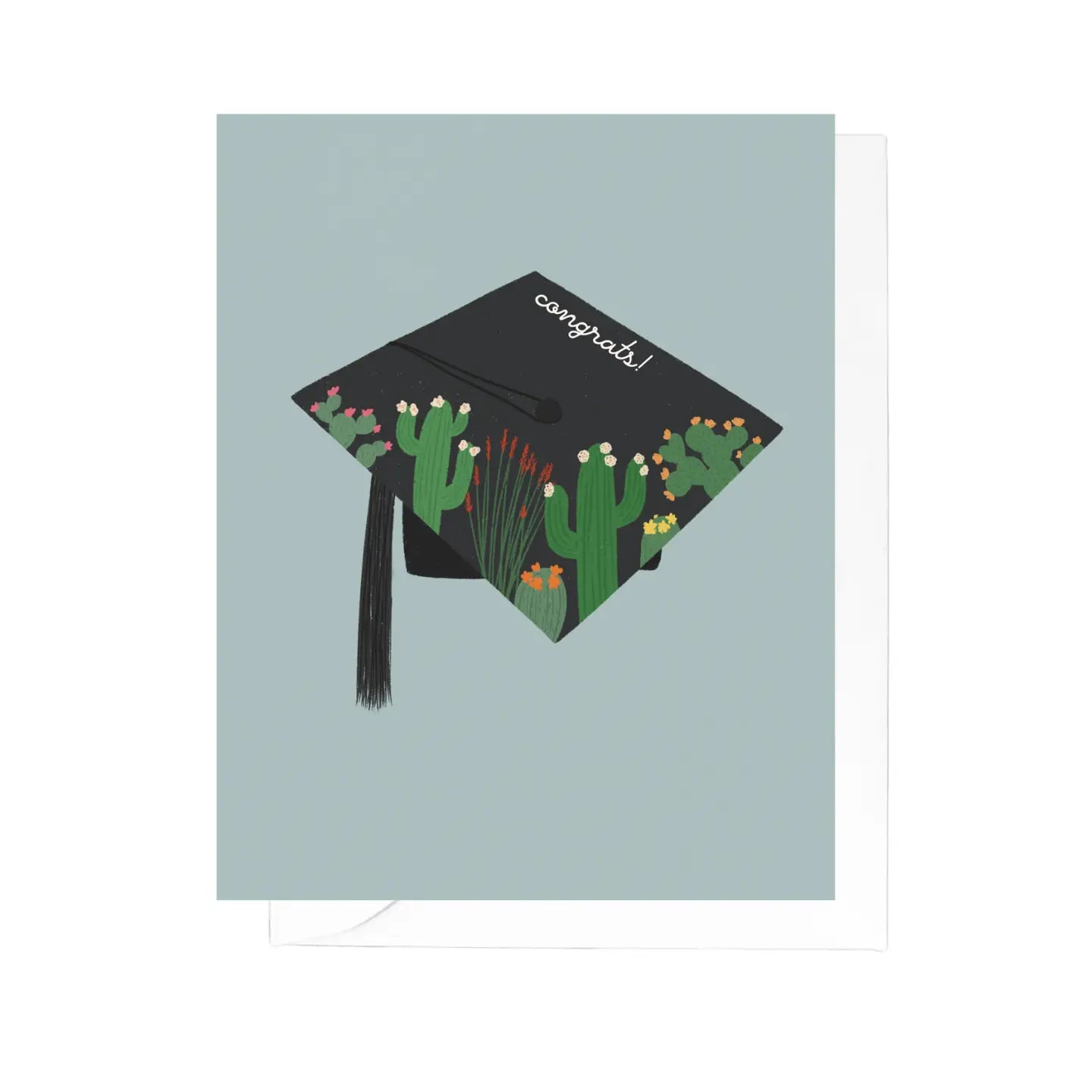 Desert Graduation Cap Card