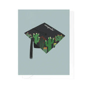 Desert Graduation Cap Card