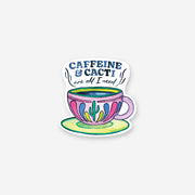 (C) Caffeine & Cacti Sticker