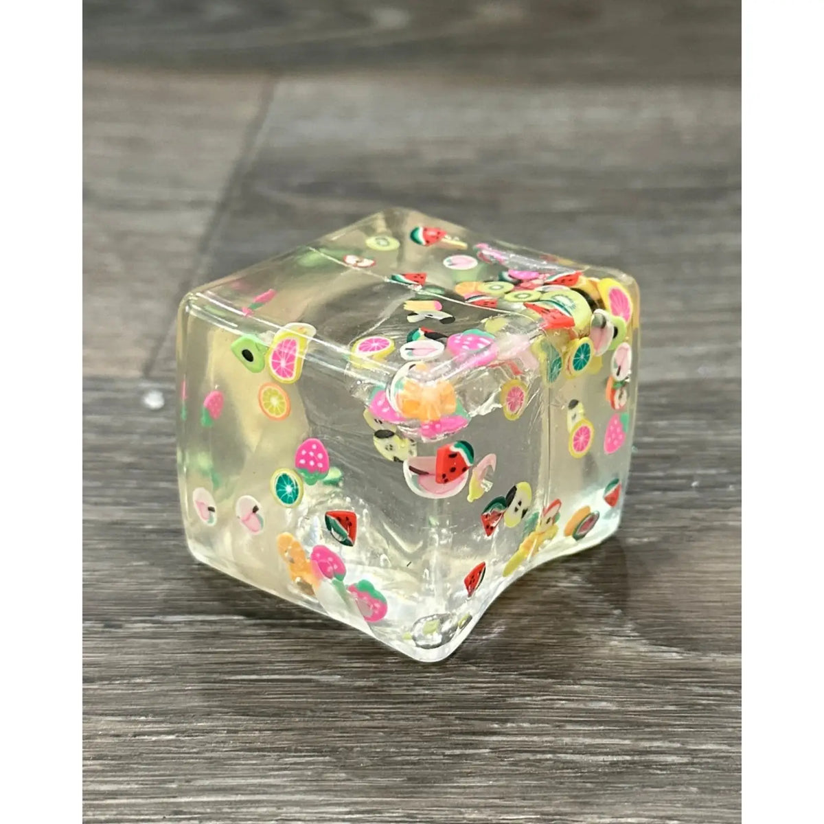 Fruit Ice Cube Squishy Stress Ball