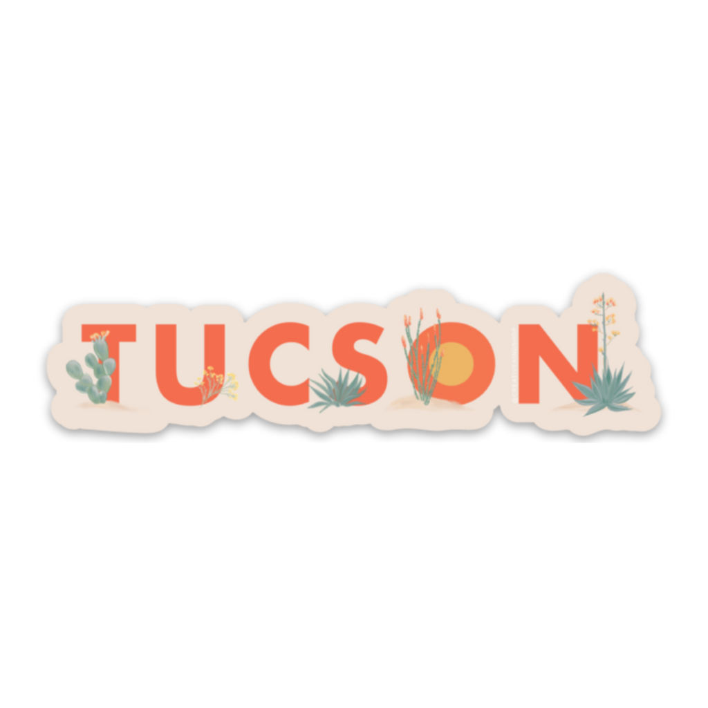 Desert Flora Tucson Vinyl Sticker