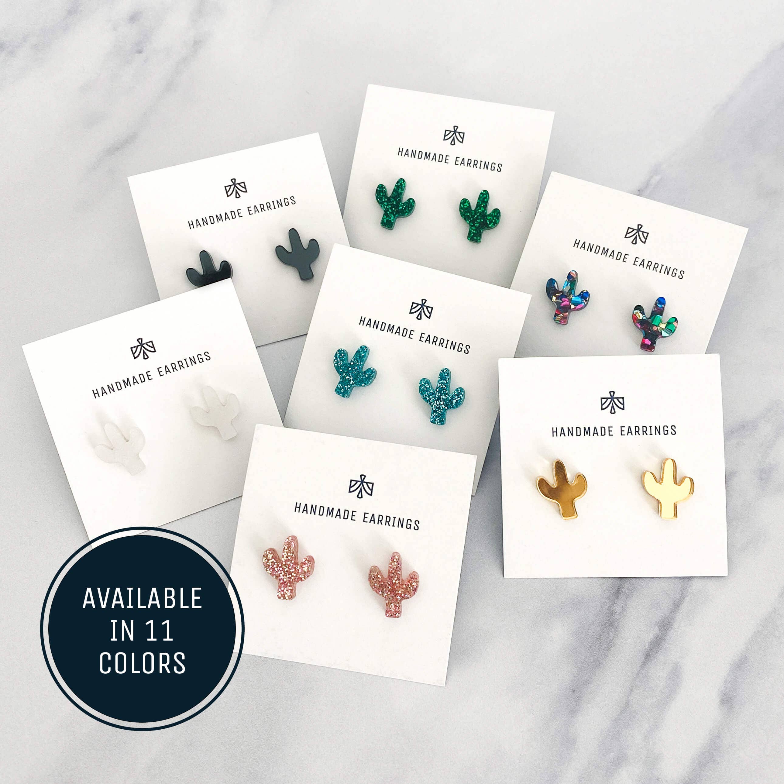 Cactus Stud Earrings