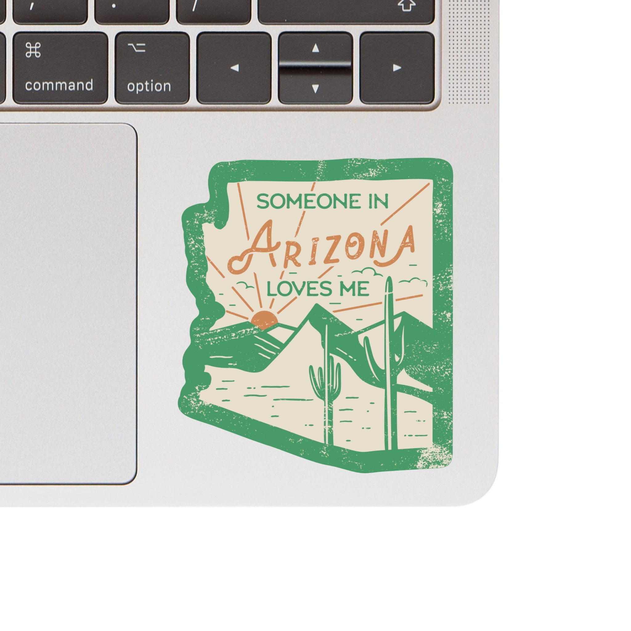 Green Arizona Outline Vinyl Sticker