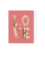 Desert Blooms Love Greeting Card