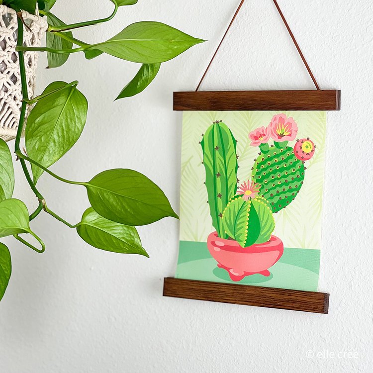 Cacti in Bowl Paint-by-Number Kit