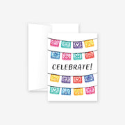 (C) Celebration Flags Card