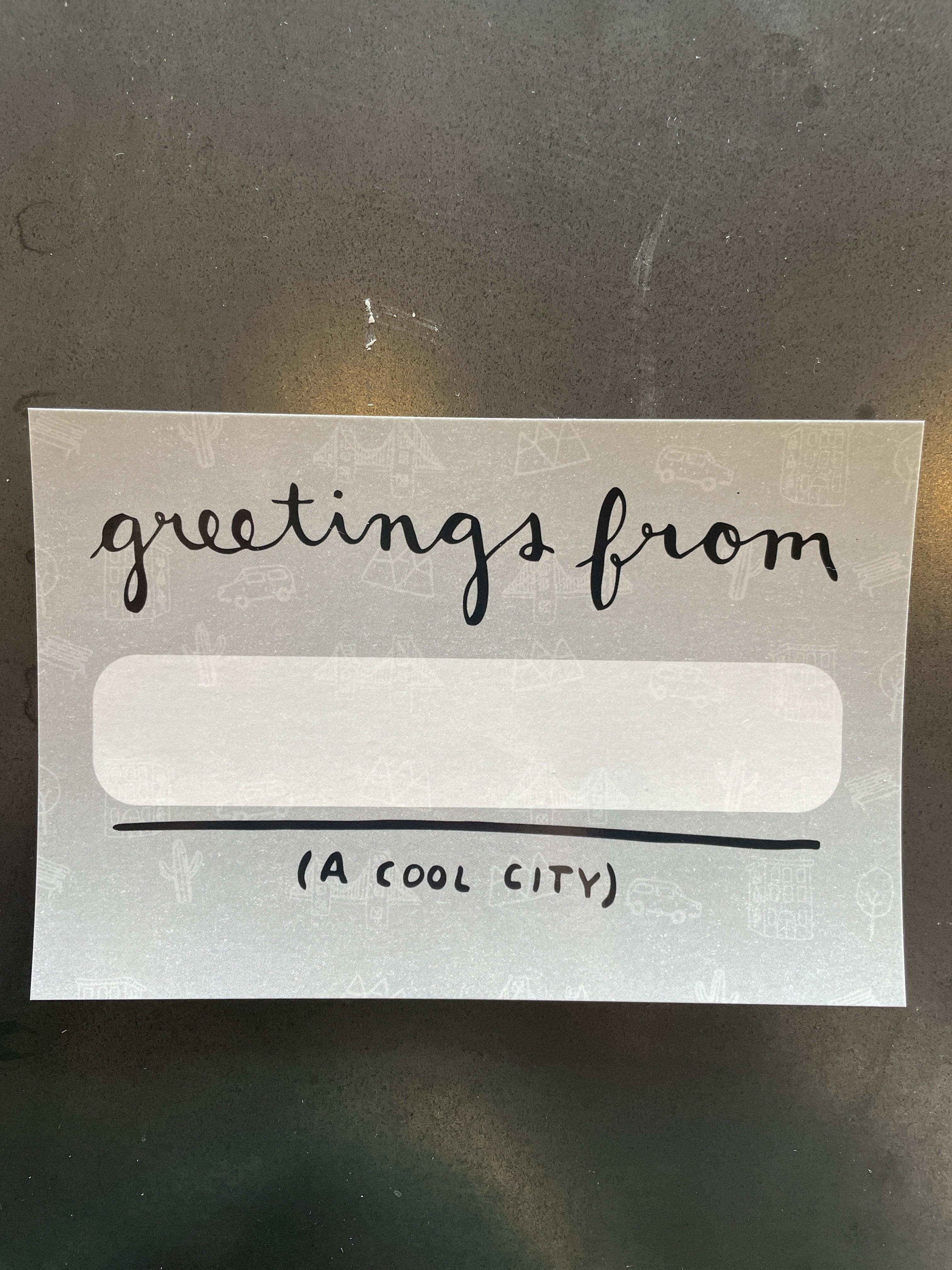 Greetings From Postcard