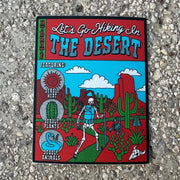 Let's Go Hiking Sticker