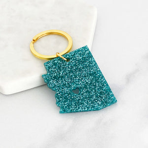 (C) Acrylic Arizona Keyring