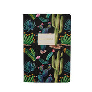 Cactus on Black Notebook