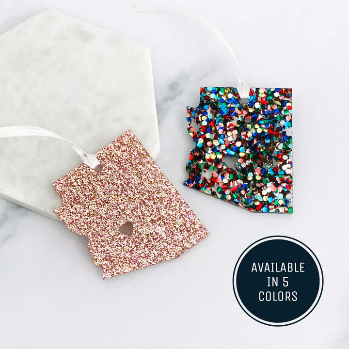 (C) Acrylic Arizona Ornament