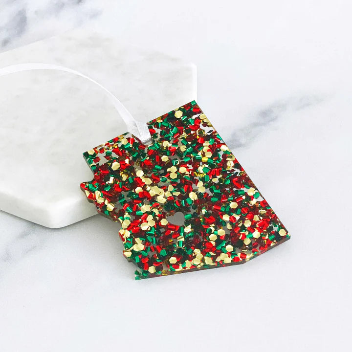 (C) Acrylic Arizona Ornament