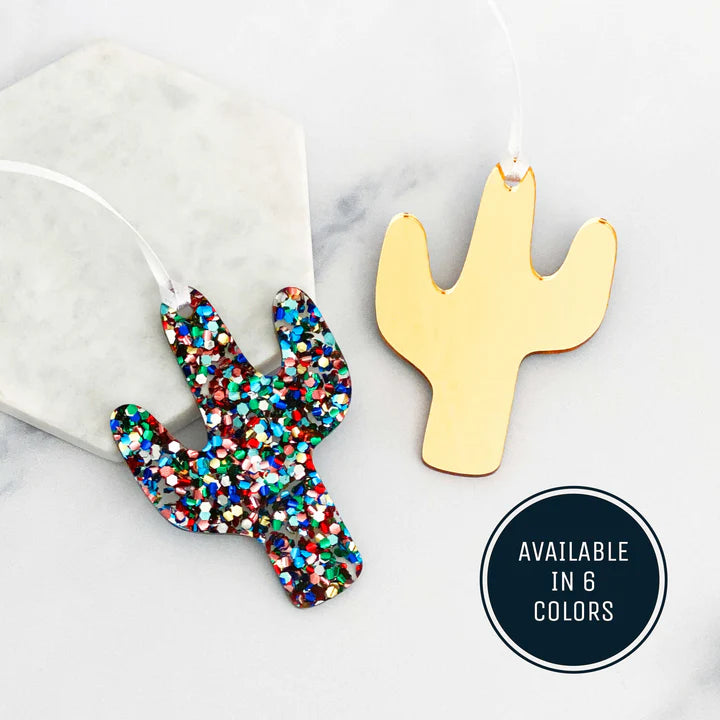 (C) Acrylic Saguaro Ornament