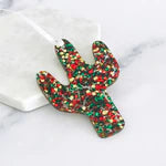 (C) Acrylic Saguaro Ornament