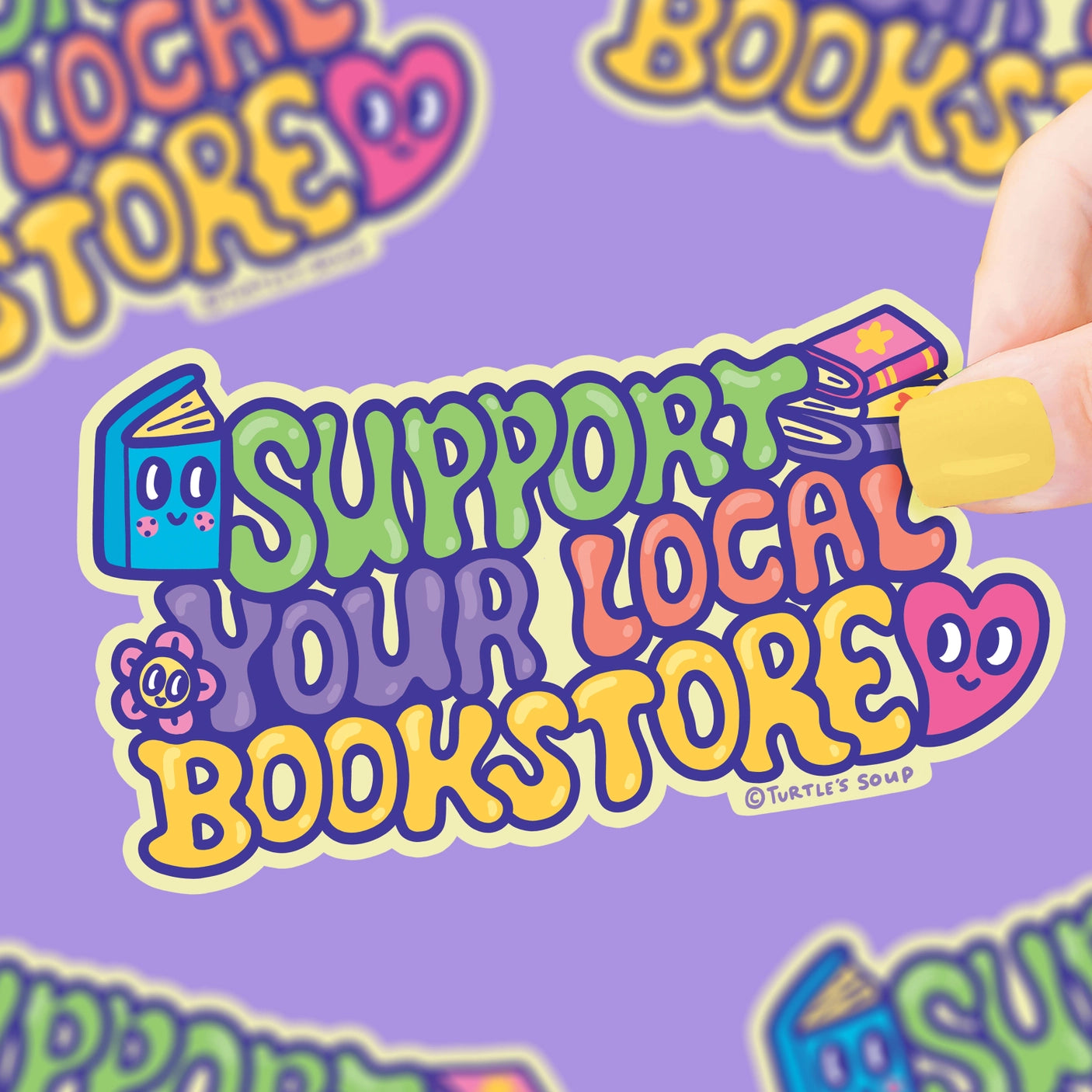 Support Your Local Bookstore Sticker