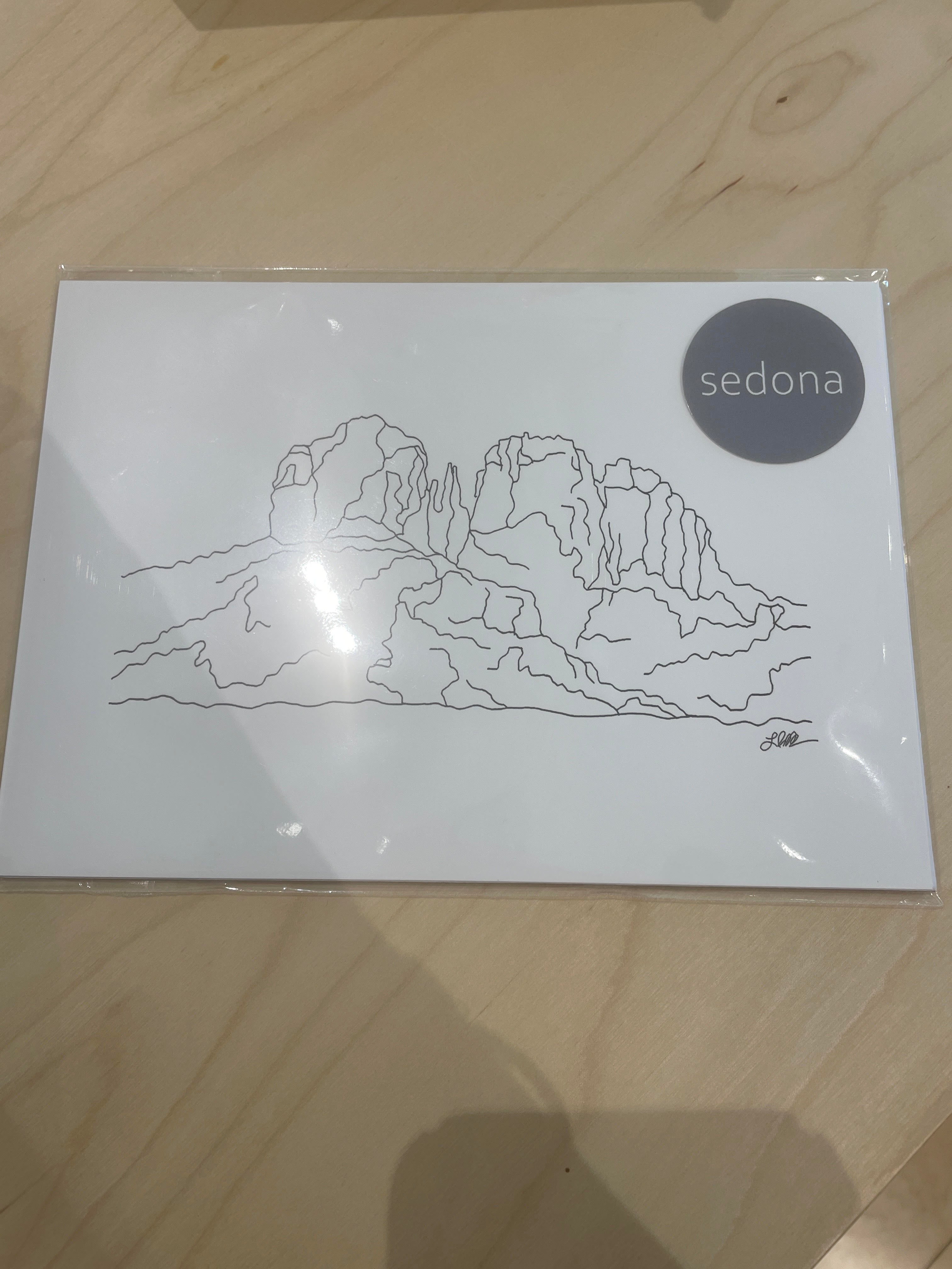 (C) 5x7 - Cathedral Rock Print